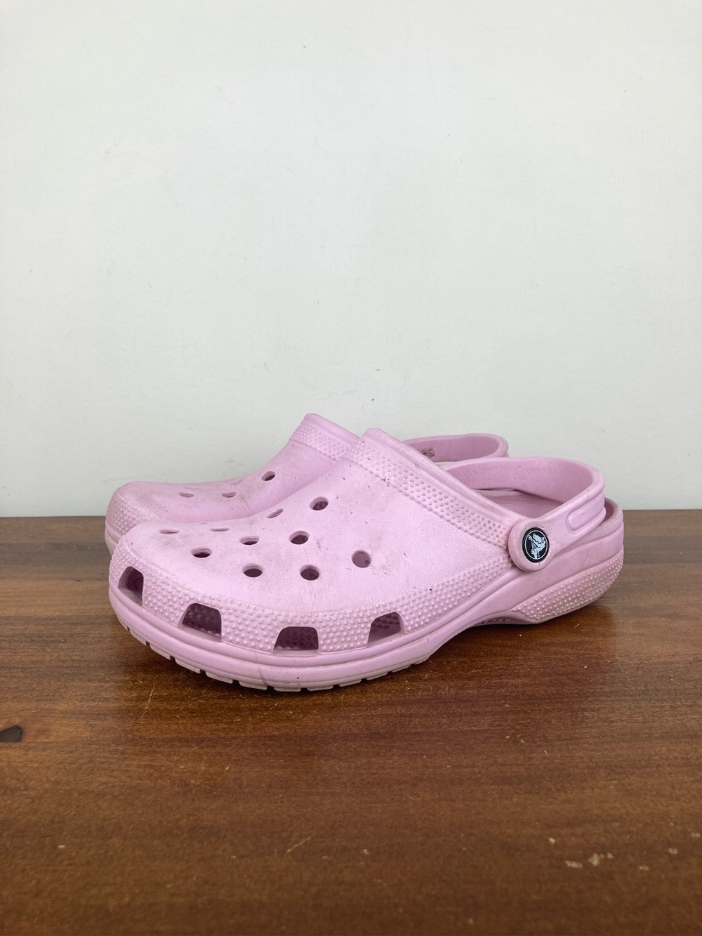 Crocs Classic Clog Pink/Purple Slip-On Comfort 10001 Women's 9 / Men’s 7.